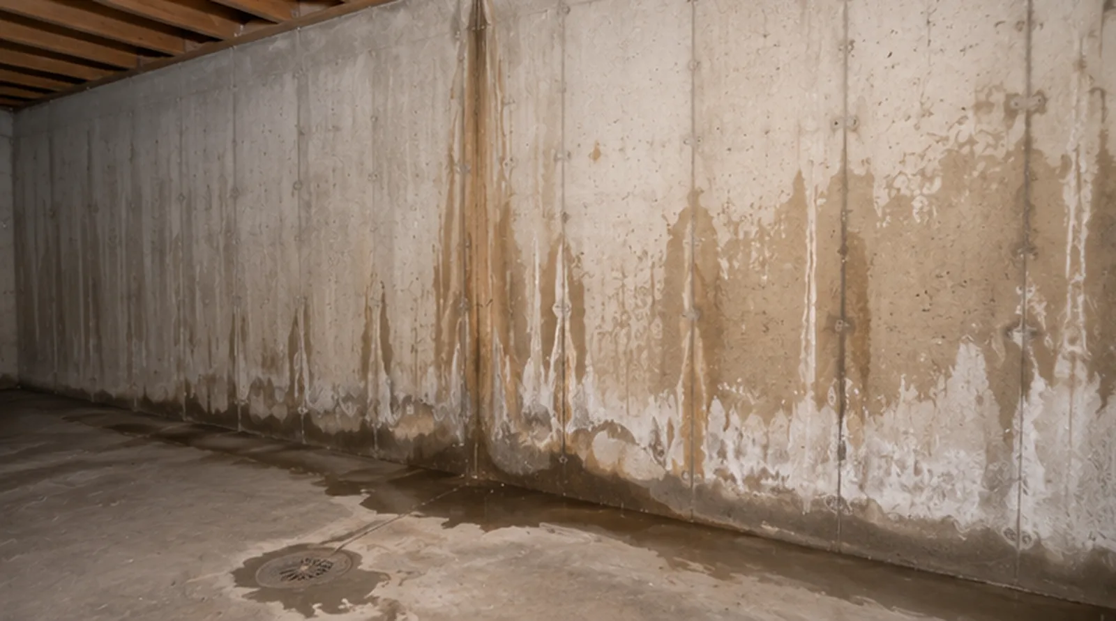 Mold on Basement Walls during a Bloomington MN home inspection