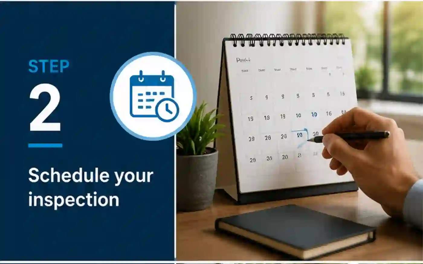 Step 2: Schedule your inspection — Bloomington MN home inspection