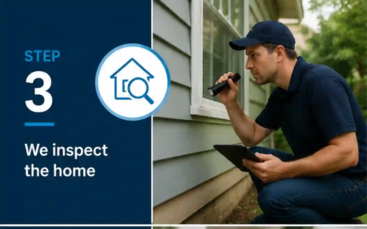 Step 3: We inspect the home — Bloomington MN home inspection