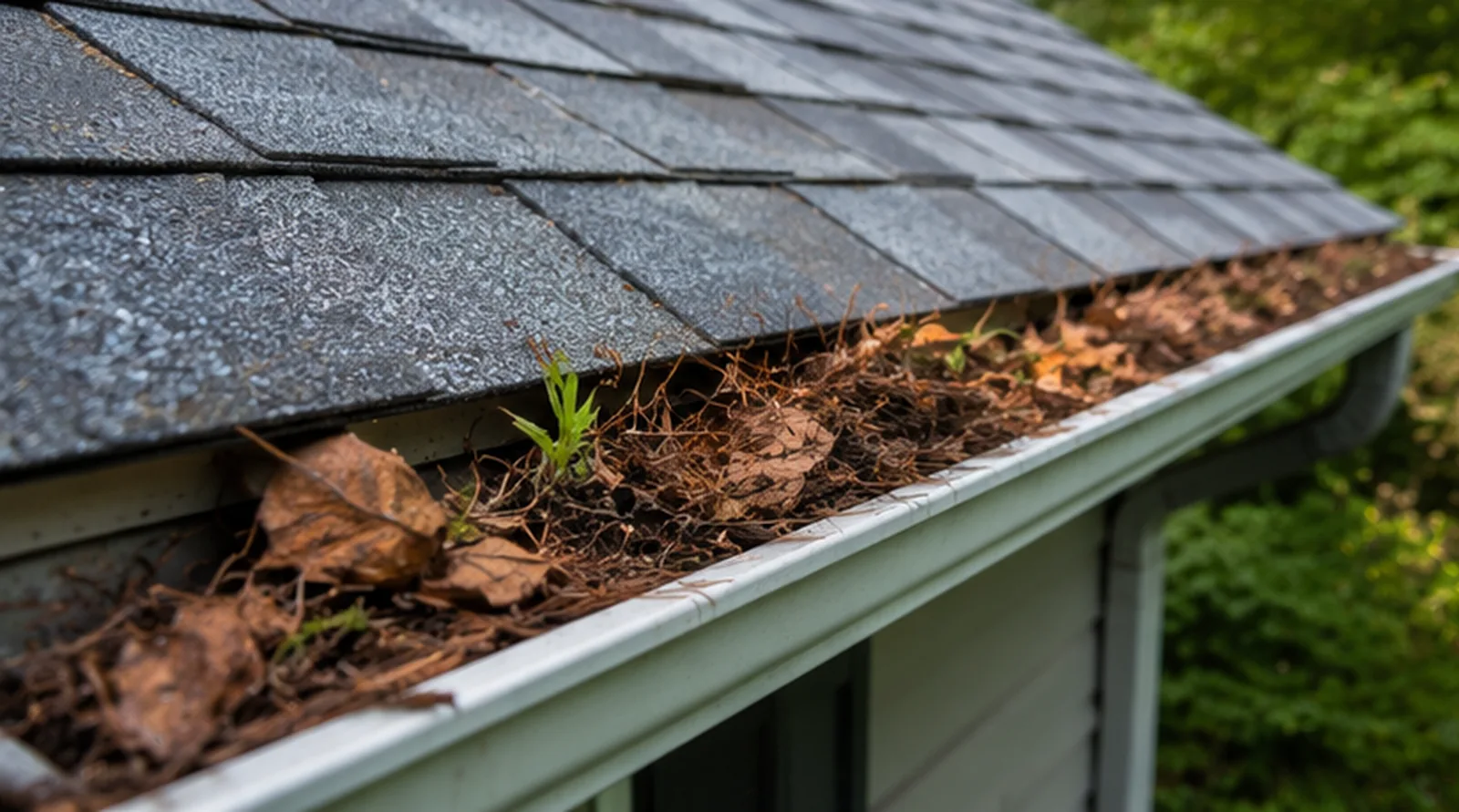 Clogged gutter home inspection bloomington mn — Bloomington MN home inspection