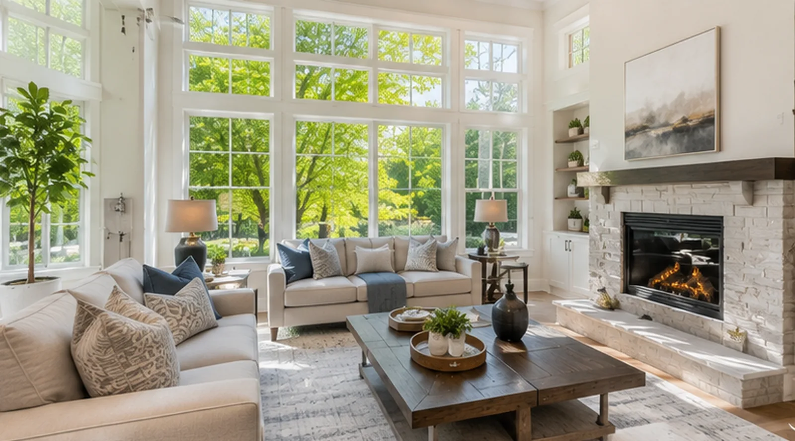 Sunlit living room home inspection bloomington mn — Bloomington MN home inspection